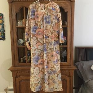 Vintage 70s plus sized dress